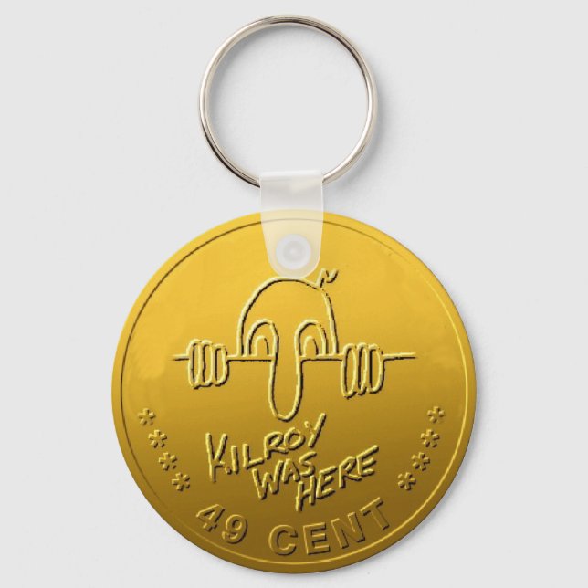 Porte-clés Kilroy Était Là. (Recto)