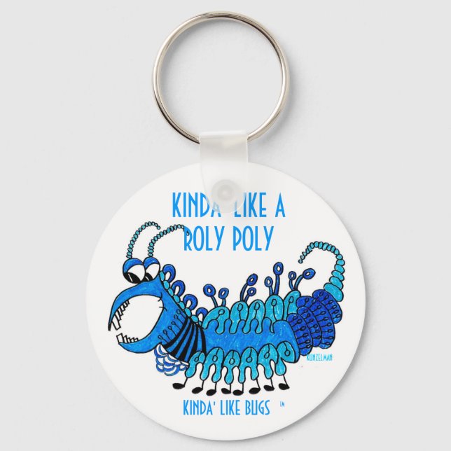 PORTE-CLÉS KINDA' COMME UN ROLY POLY (Recto)
