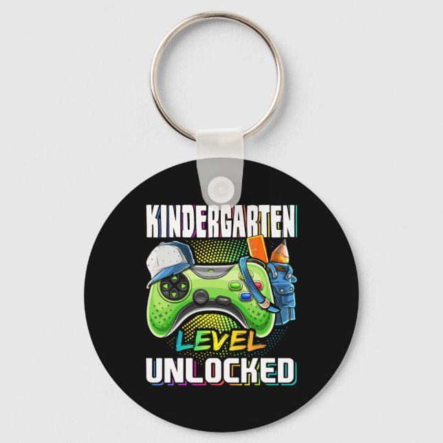 Porte-clés Kindergarten Level Unlocked Video Game Ck To Schoo (Recto)