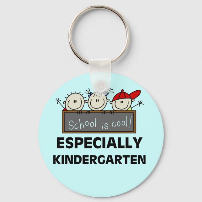 Porte-clés Kindergarten School est Cool Tshirts et cadeaux (Recto)