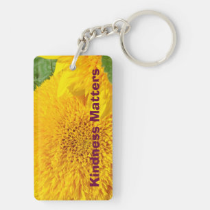 Porte-clés Kindness Matters Tournesols Chaînes de