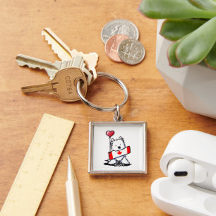 Porte-clés KiniArt Canadian Westie