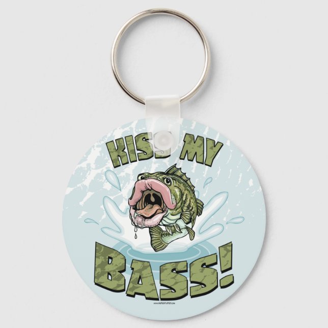 Porte-clés Kiss My Bass Grosse Bouche (Recto)