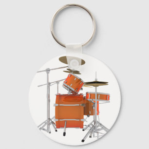Porte-clés Kit de tambour orange :