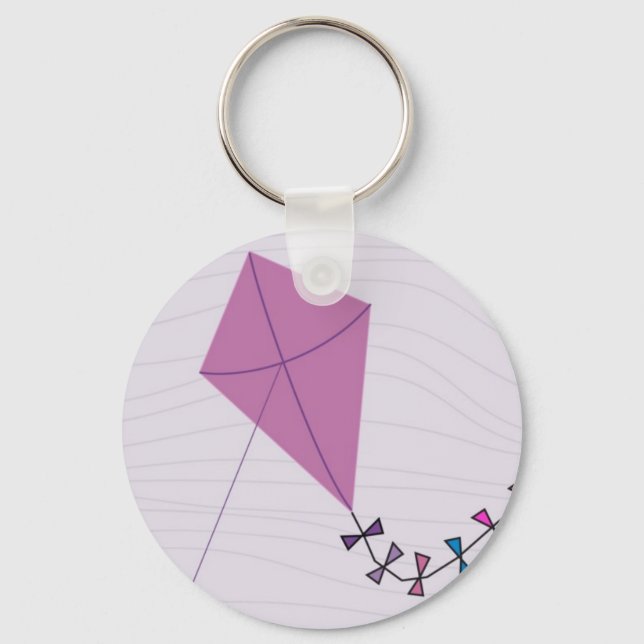 Porte-clés Kite rose (Recto)