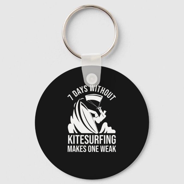 Porte-clés Kiteboard Kitesurf Sports nautiques (Recto)
