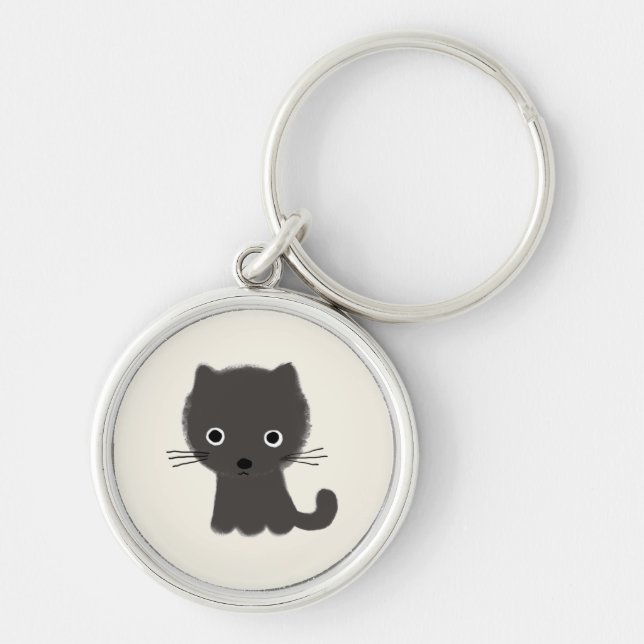 Porte-clés Kitten gris (Devant)