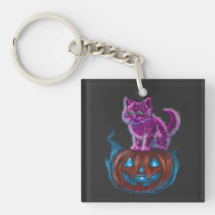 Porte-clés Kitten magique d'Halloween