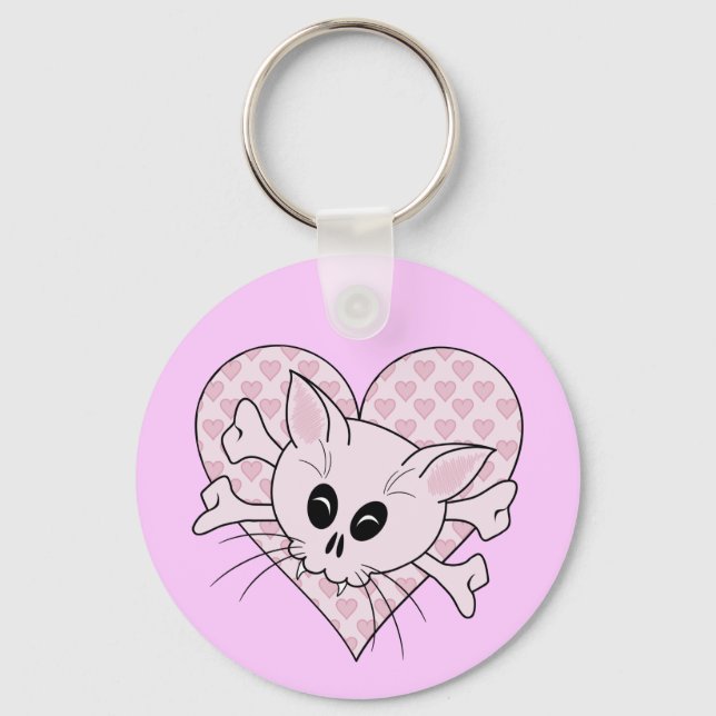 Porte-clés Kitty Bones (Recto)