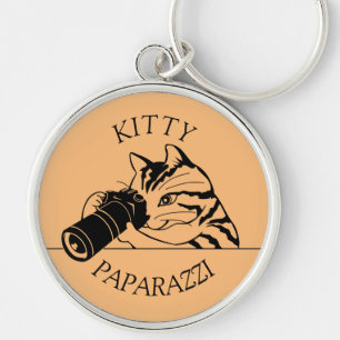 Porte-clés Kitty Cat Paparazzi - Photographe Porte - clé