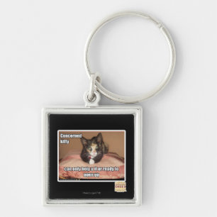 Porte-clés Kitty intéressé