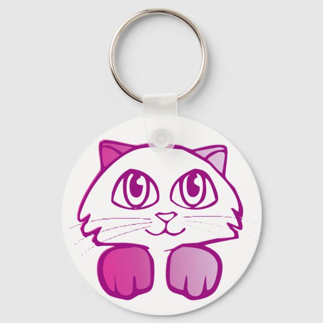Porte-clés Kitty pourpre (Recto)