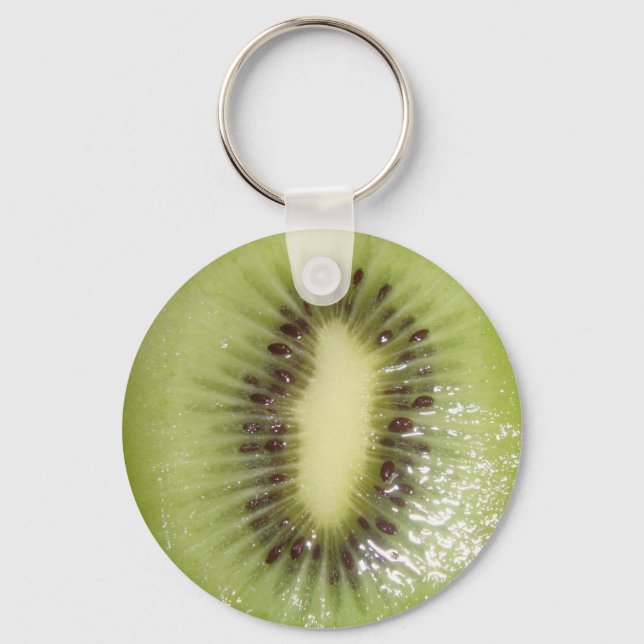 Porte-clés Kiwi Slice Photo (Recto)