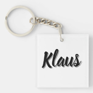 Porte-clés Klaus Nom D'homme,
