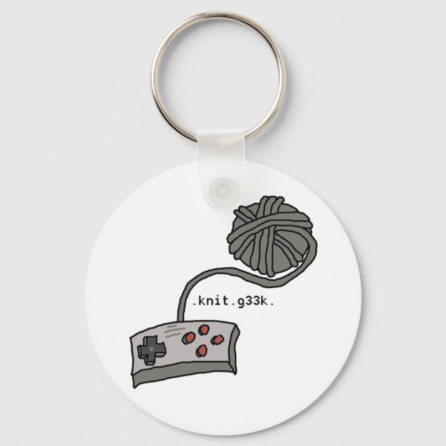 Porte-clés .knit.g33k. porte - clé (Recto)