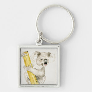 Porte-clés Koala de bébé   mignon et velu