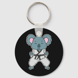 Porte-clés Koala fait du karaté 