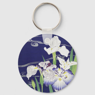 Porte-clés Kogyo Tsukioka Irises, Art Fleur Japonais