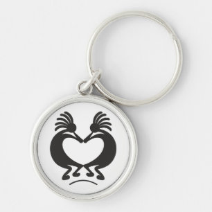 Porte-clés Kokopelli pour la Saint-Valentin