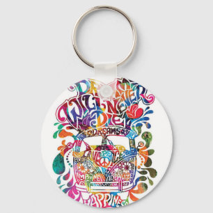 Porte-clés Kombi hippie