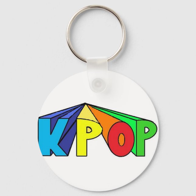Porte-clés KPOP 3D coloré (Recto)