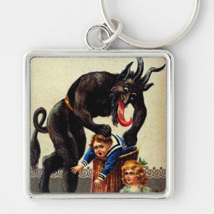 Porte-clés Krampus Enfants en panier Vacances Porte - clé de