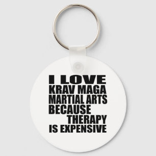 PORTE-CLÉS KRAV MAGAI LOVE KRAV MAGA MARTIAL ARTS BECAUSE TA