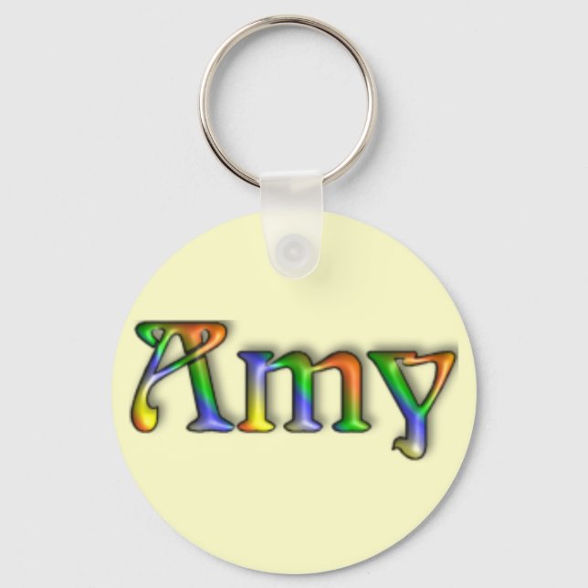 Porte-clés KRW Hippie Groove Nom Porte - clé - Amy (Recto)
