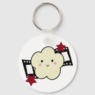 Porte-clés KRW Movie Popcorn Kawaii Keychain