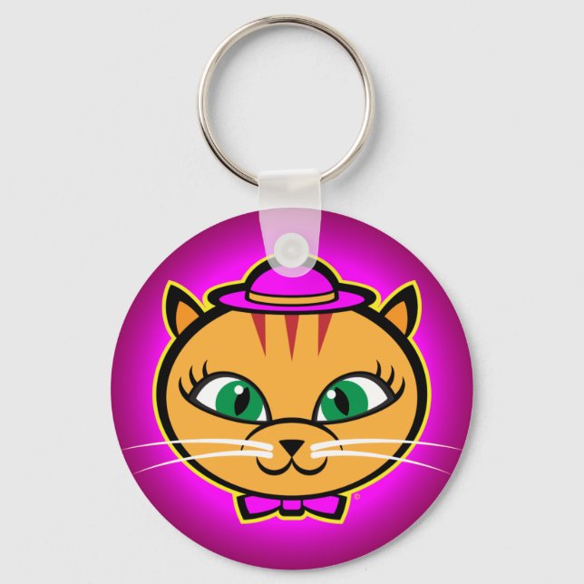 Porte-clés Kutey Kat, Porte - clé de boutons (Recto)