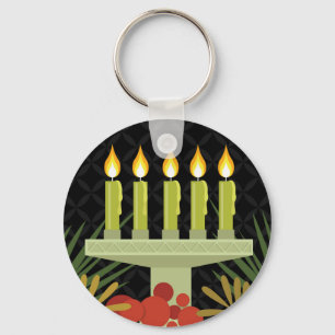 Porte-clés kwanzaa noir