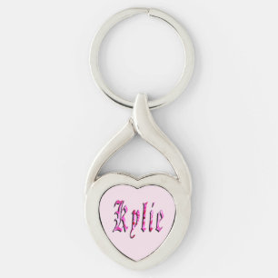 Porte-clés "Kylie" Floral Rose Kylie Nom,