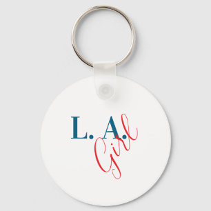 Porte-clés L. A. Girl Los Angeles Moderne Minimaliste Simple