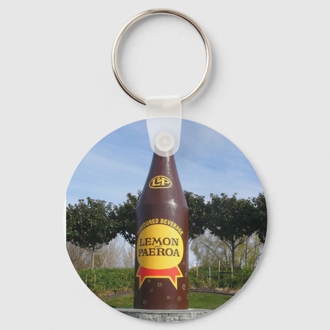 Porte-clés l & p bouteille paeroa nz (Recto)