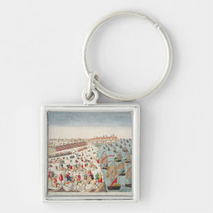 Porte-clés La bataille de Yorktown, le 19 octobre 1781