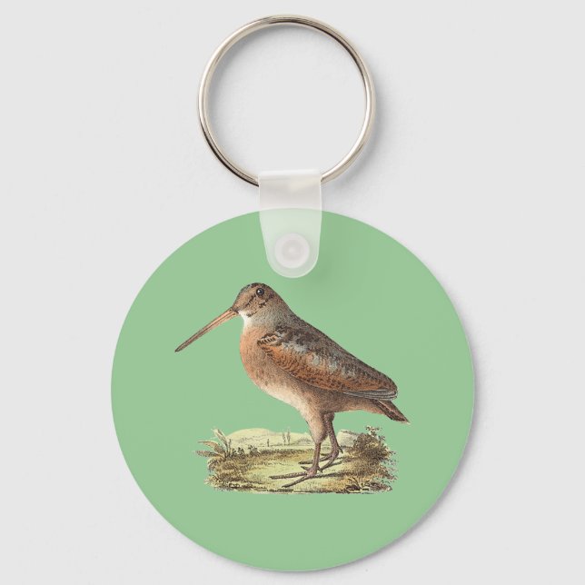 Porte-clés La bécasse américaine (Rusticola mineur) (Recto)
