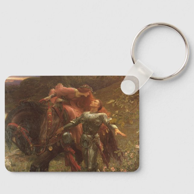 Porte-clés La Belle Dame sans Merci par Sir Frank Dicksee (Recto)