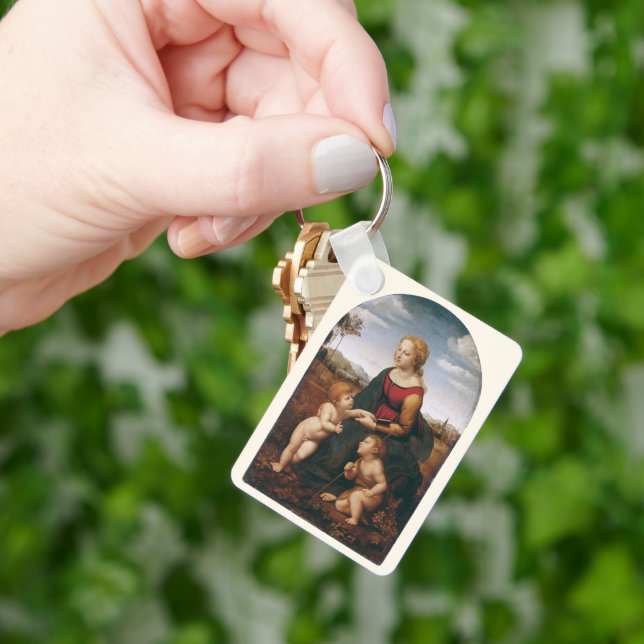 Porte-clés La Belle Jardinière par Rapahel (main)