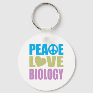 Porte-clés La biologie de l'amour pour la paix