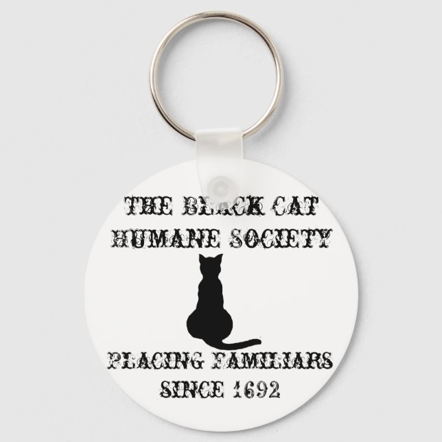 Porte-clés La Black Cat Humane Society (Recto)