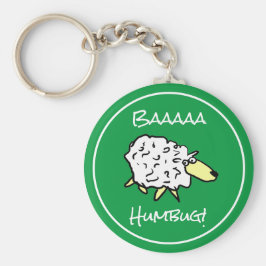 Porte-clés La brebis dit Baaaa Humbug - Noël