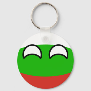 Porte-clés La Bulgarie Geeky tendante drôle Countryball
