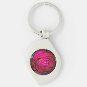 Porte-clés La Camélia rose