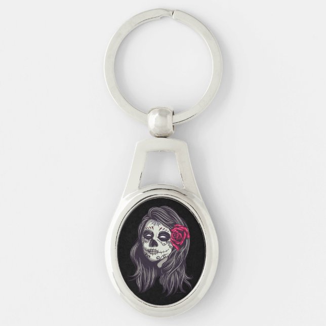 Porte-clés La Catrina - Dia De Los Muertos (Devant)