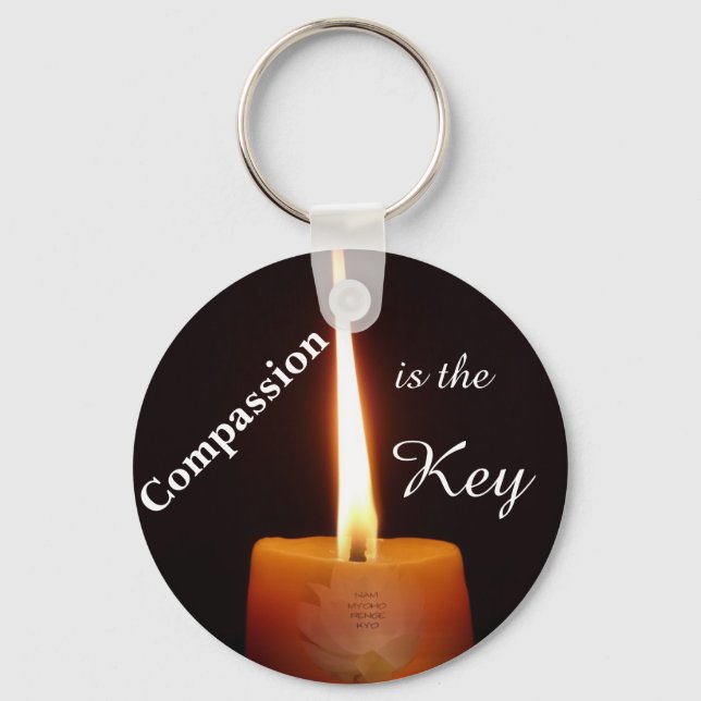 Porte-clés La compassion est la clé - SGI Porte - clé (Recto)