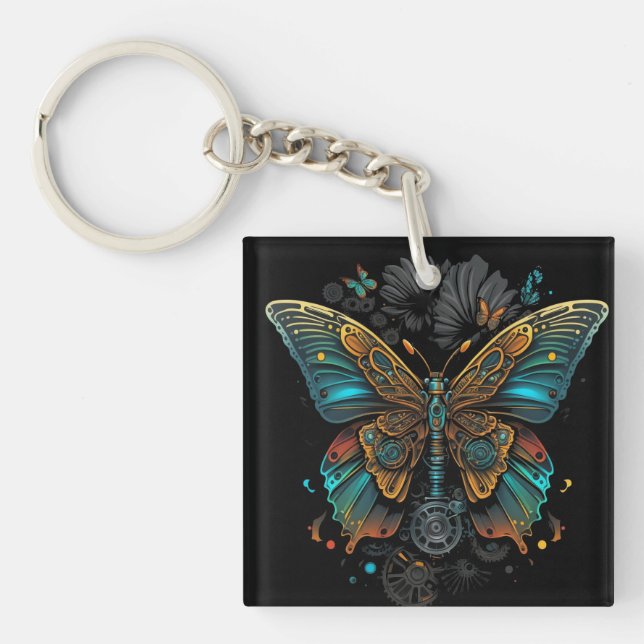 Porte-clés la conception papillon (Devant)