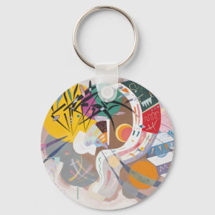 Porte-clés La courbe dominante de Kandinsky Abstraite
