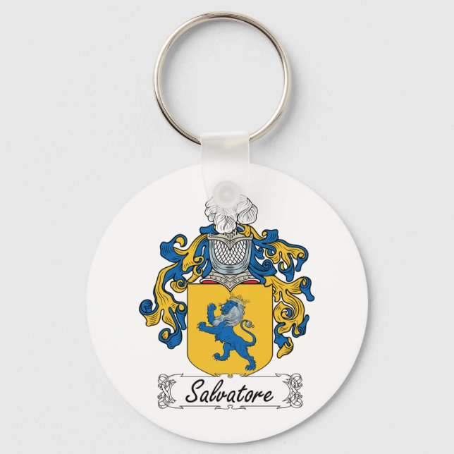 Porte-clés La crête familiale de Salvatore (Recto)