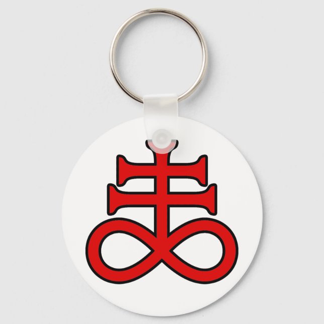 Porte-clés La Croix de l'Alchimiste Noir (Recto)