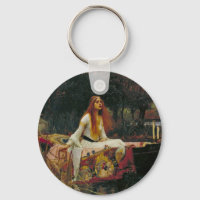 La Dame de Shalott sur l'eau